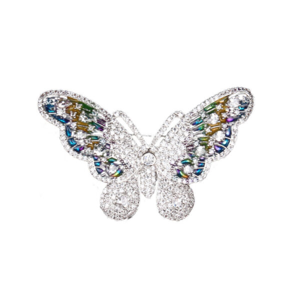 Red Trees Brand High Quality Butterfly Insect Brooches For Women Wedding With Cubic Zirconia Sweater Accessories Brooch Drop - Image 2
