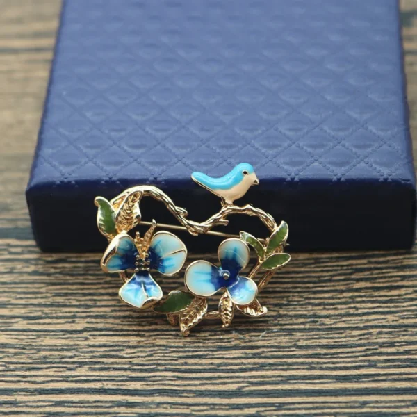 New Arrival Brooch Lovely  Flower Bird Brooches For Women - Image 5