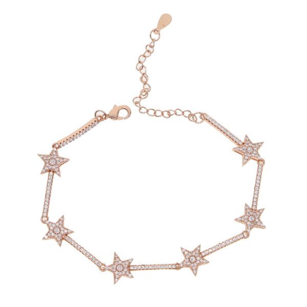 European And American Pentagram Zircon Fashion Bracelet - Image 4